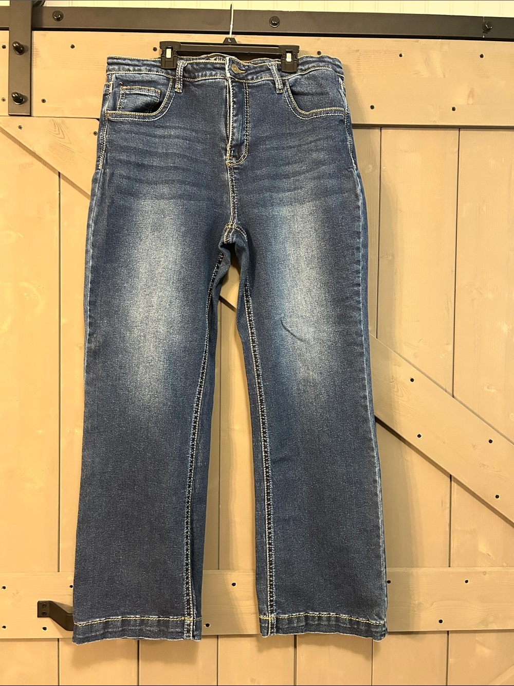 Lucky & Blessed Women's Trouser Fit Jeans